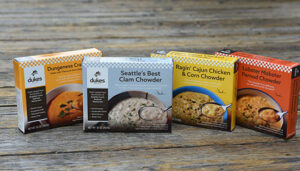 Four Boxes of Duke's Seafood Chowders