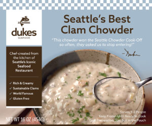 Dukes Seafood Seattle's Best Clam Chowder