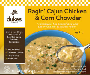 Dukes Seafood Ragin' Cajun Chicken and Corn Chowder