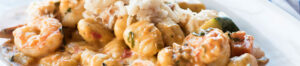 Duke's Seafood Gnocchi with Prawns and Crab