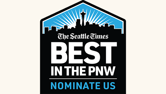 Seattle Times Best in the Pacific Northwest badge