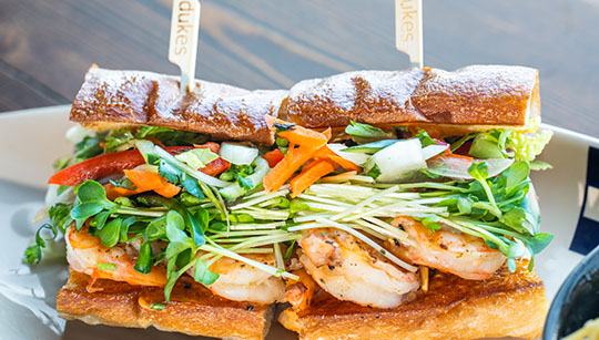 Wild Mexican Prawn Banh Mi Sandwich Wild Mexican Prawn Banh Mi Sandwich